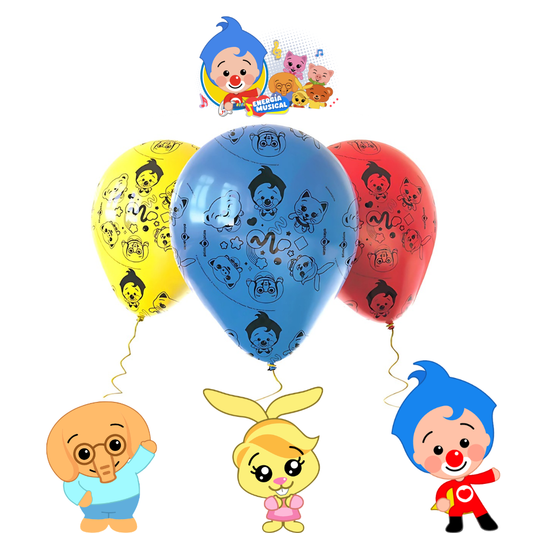 GLOBOS LATEX PLIM PLIM X12