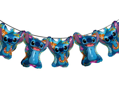 Caja Cumpleaños De Stitch Full Decoración Para 20 Personas
