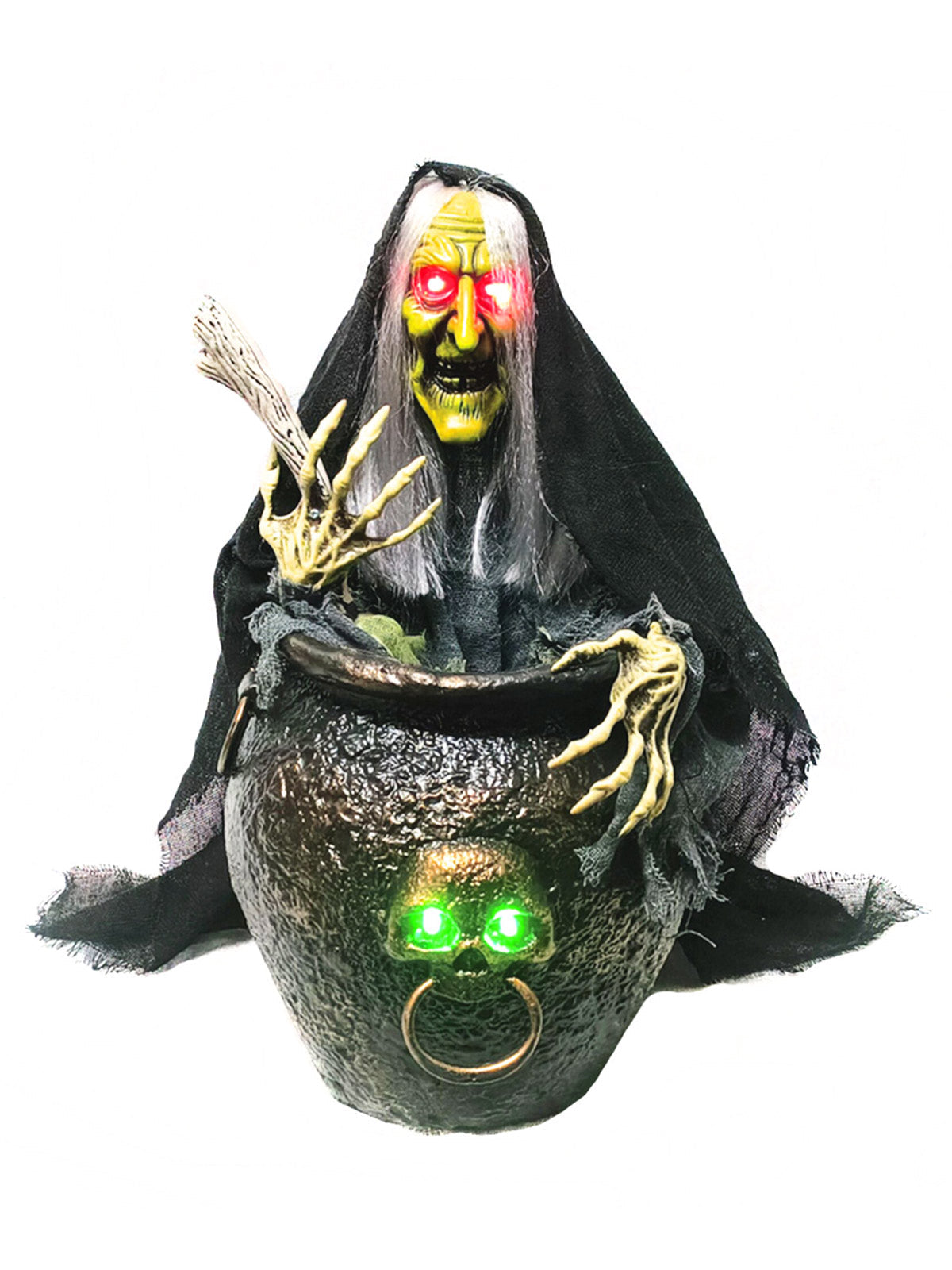 Animatronics Brujita Caldera 47 cm - Don Cotillón