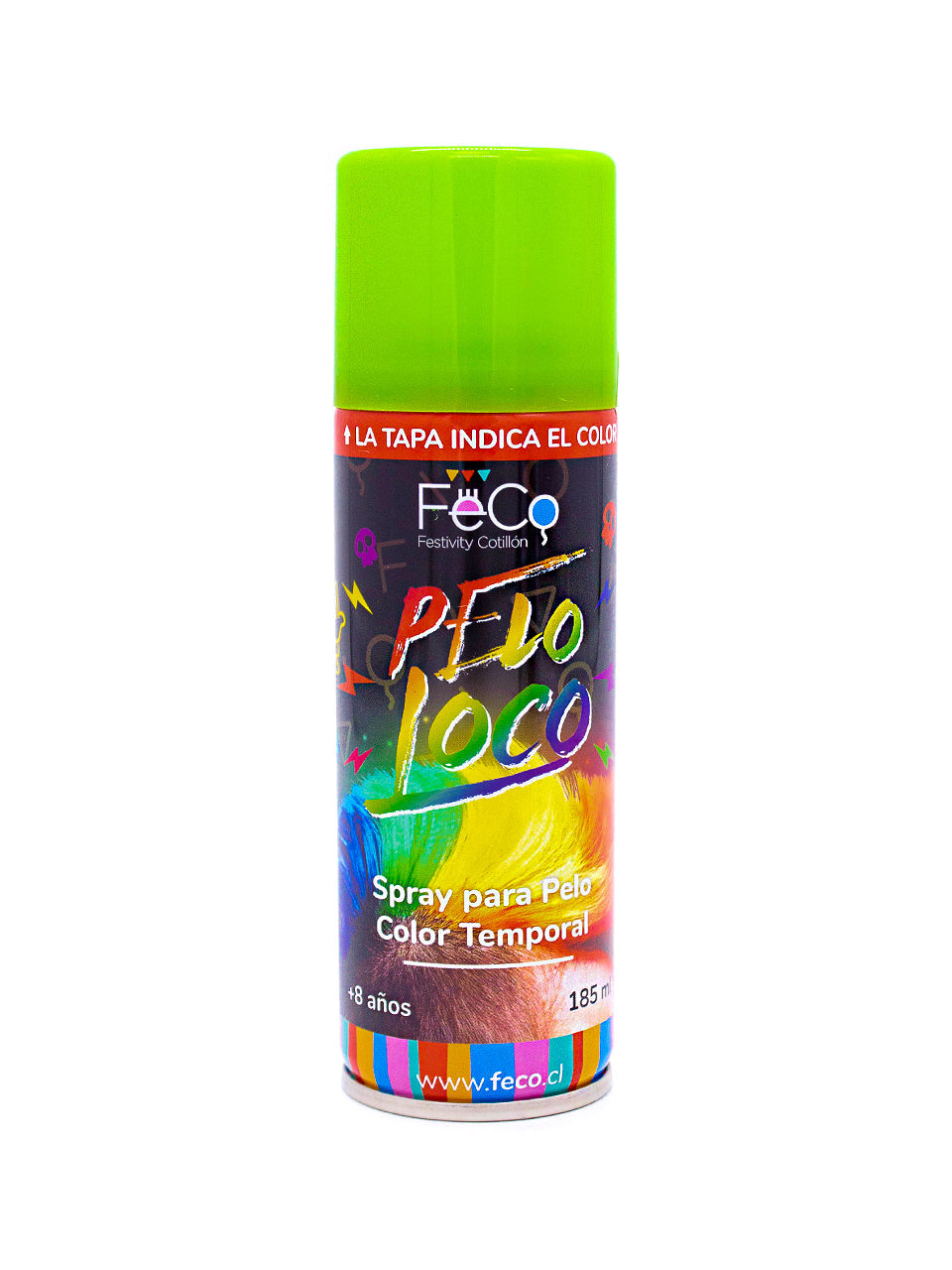 Pintura pelo spray verde