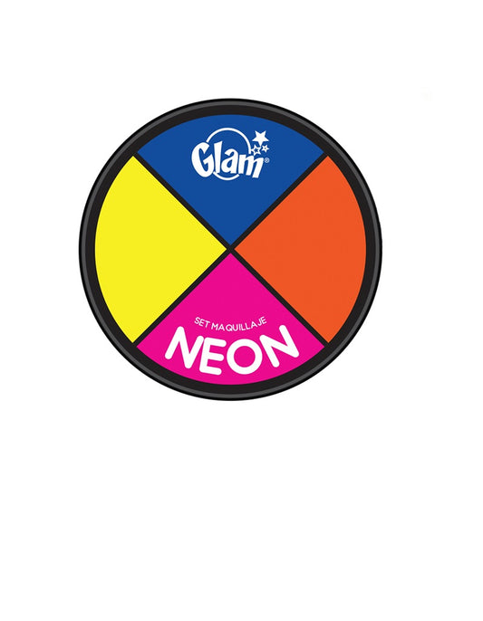 Maquillaje Neon Fluor x 4