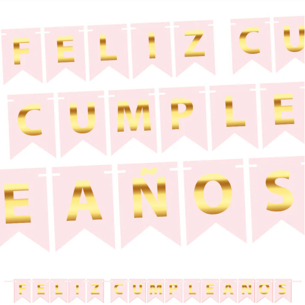 BANNER F.C. 17x12 ROSA PASTEL