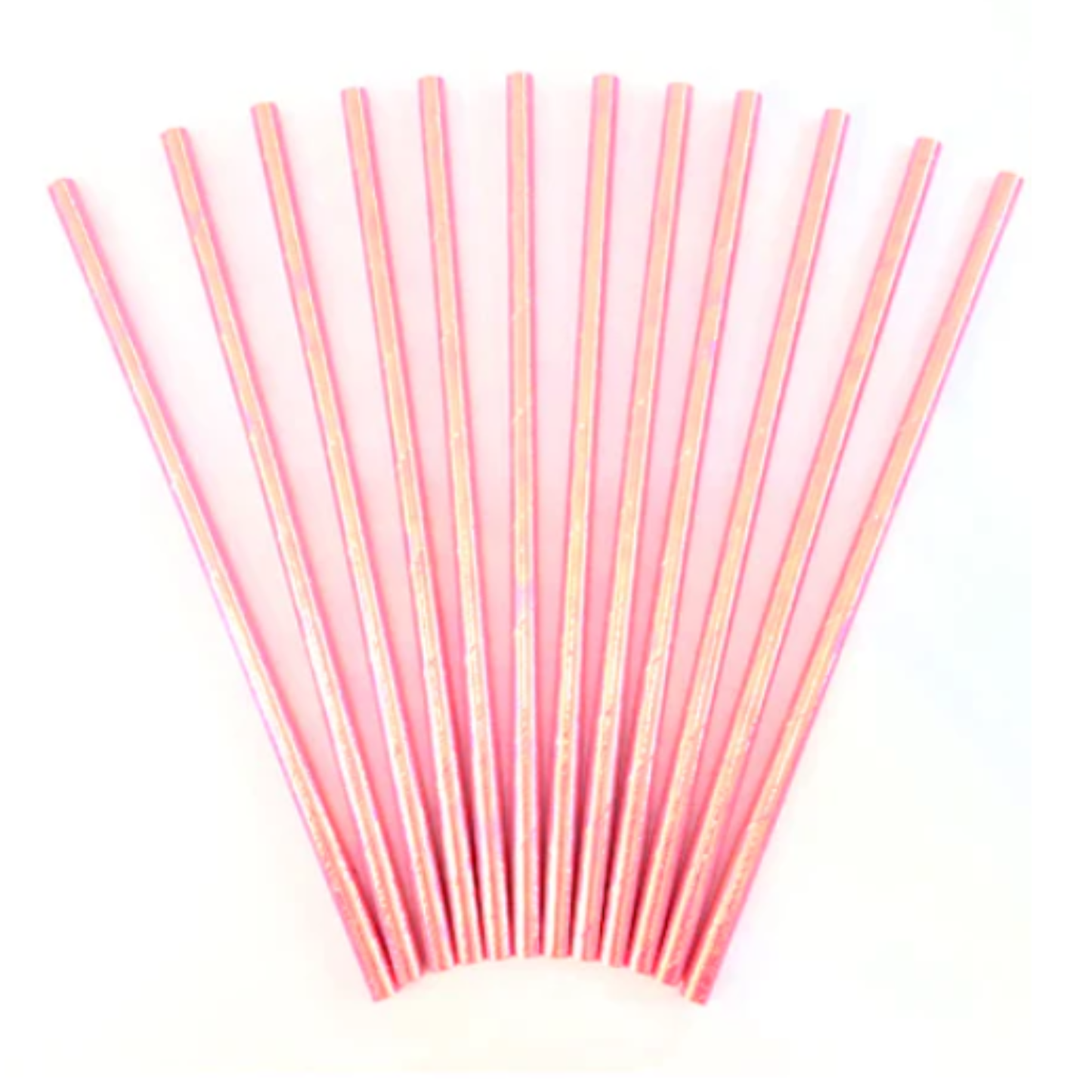 BOMBILLA PAPEL X12 IRISDICENTE ROSA
