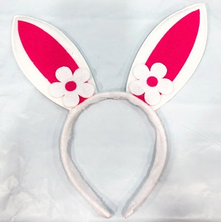 Cintillo Orejas de Conejita Fucsia
