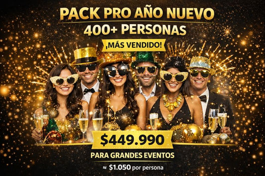PACK AÑO NUEVO DON COTILLON PRO 400 INVITADOS