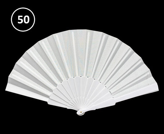 Abanico Blanco x mayor 50 unidades