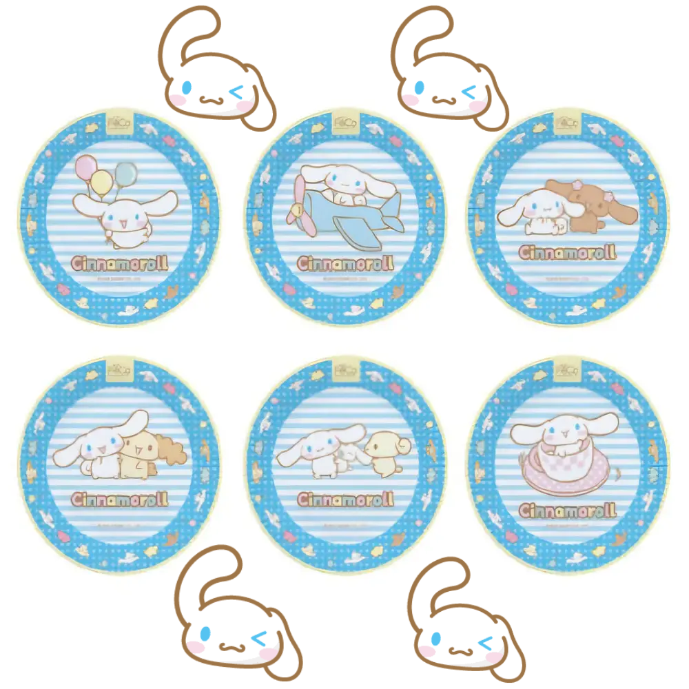 PLATOS REDONDO CINNAMOROLL X6UNI