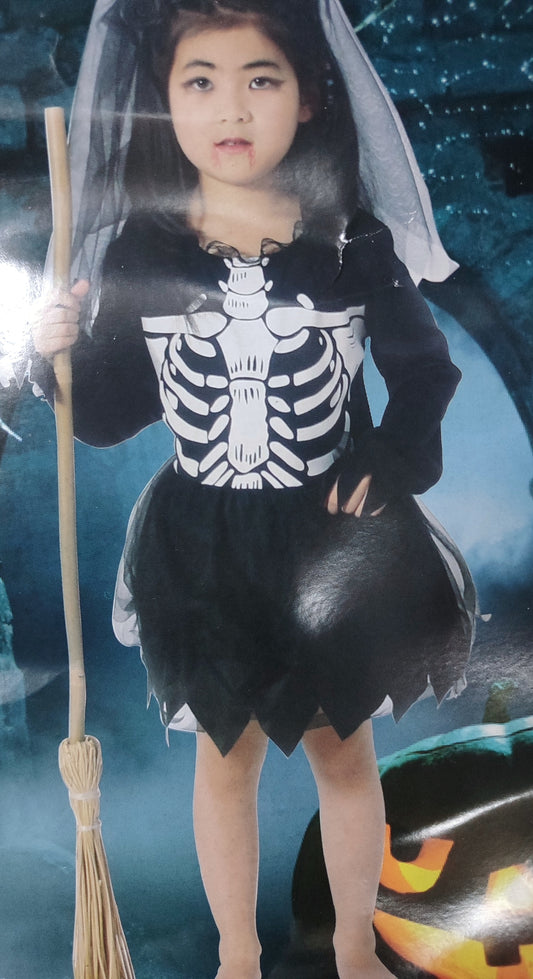 Disfraz Esqueleto Niña