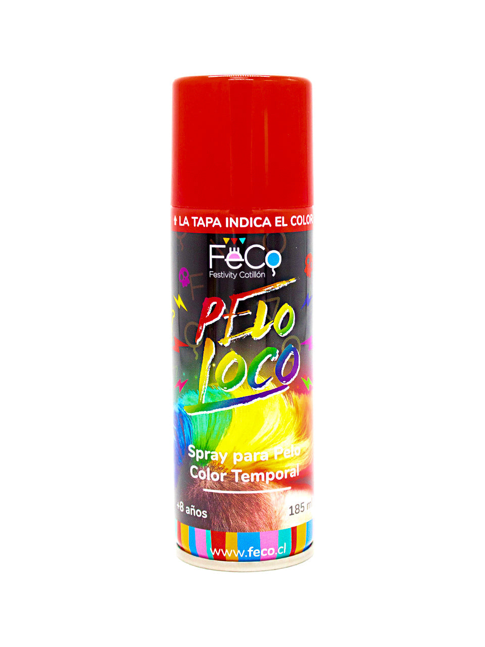 Pintura pelo spray roja