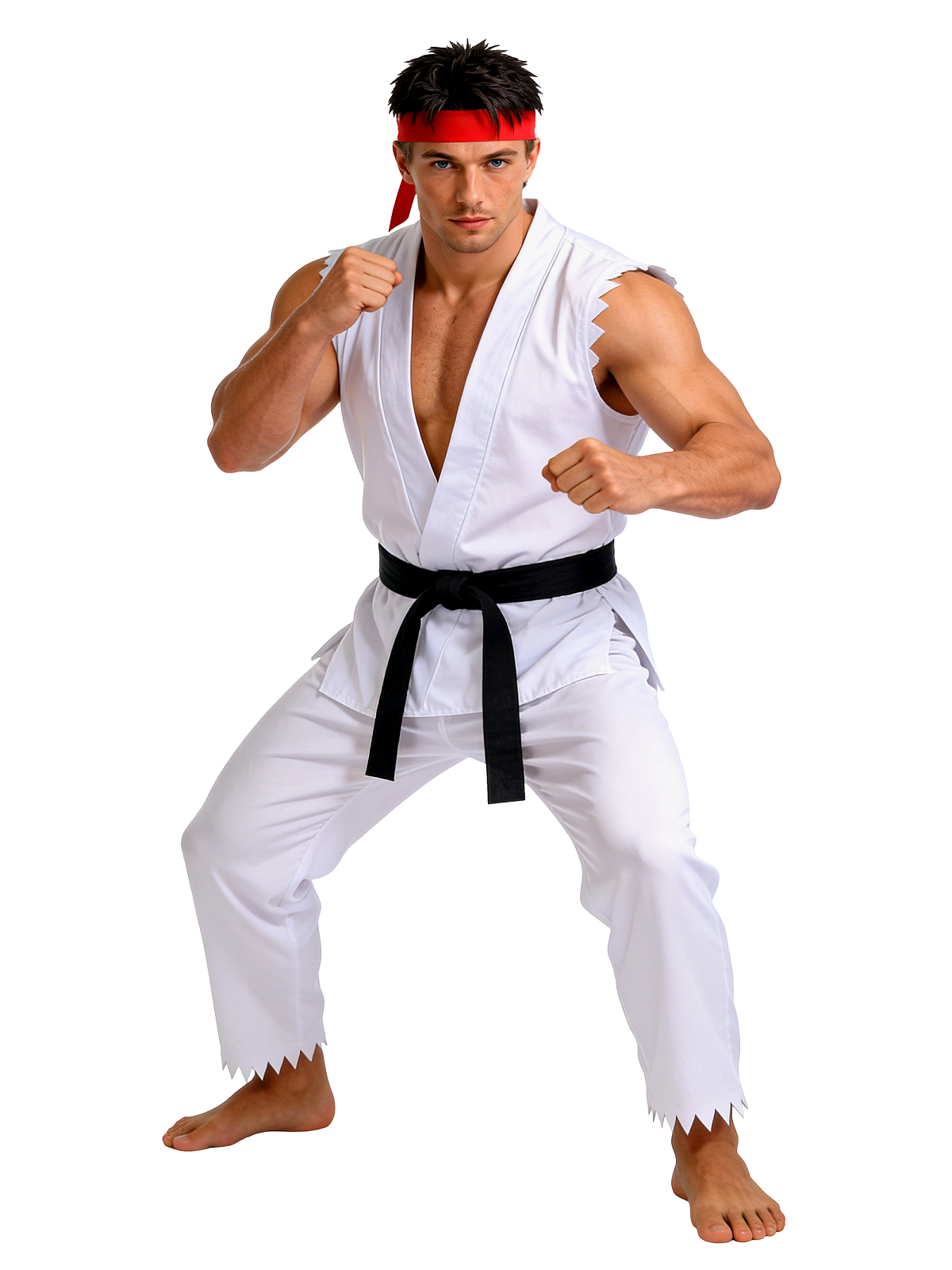 Traje Karateka Blanco M - Don Cotillón
