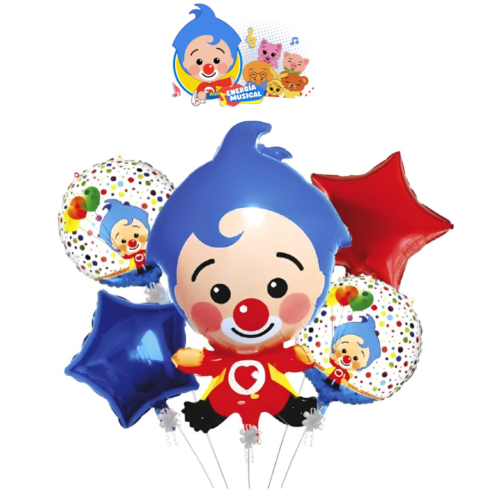 SET GLOBOS PLIM PLIM X5UNI