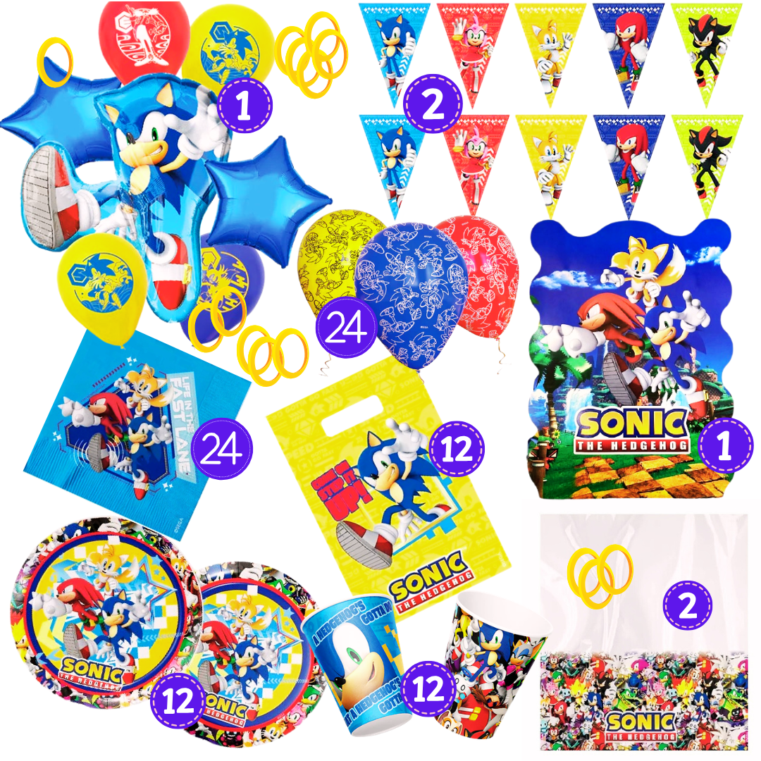 Pack Cumpleaños Sonic