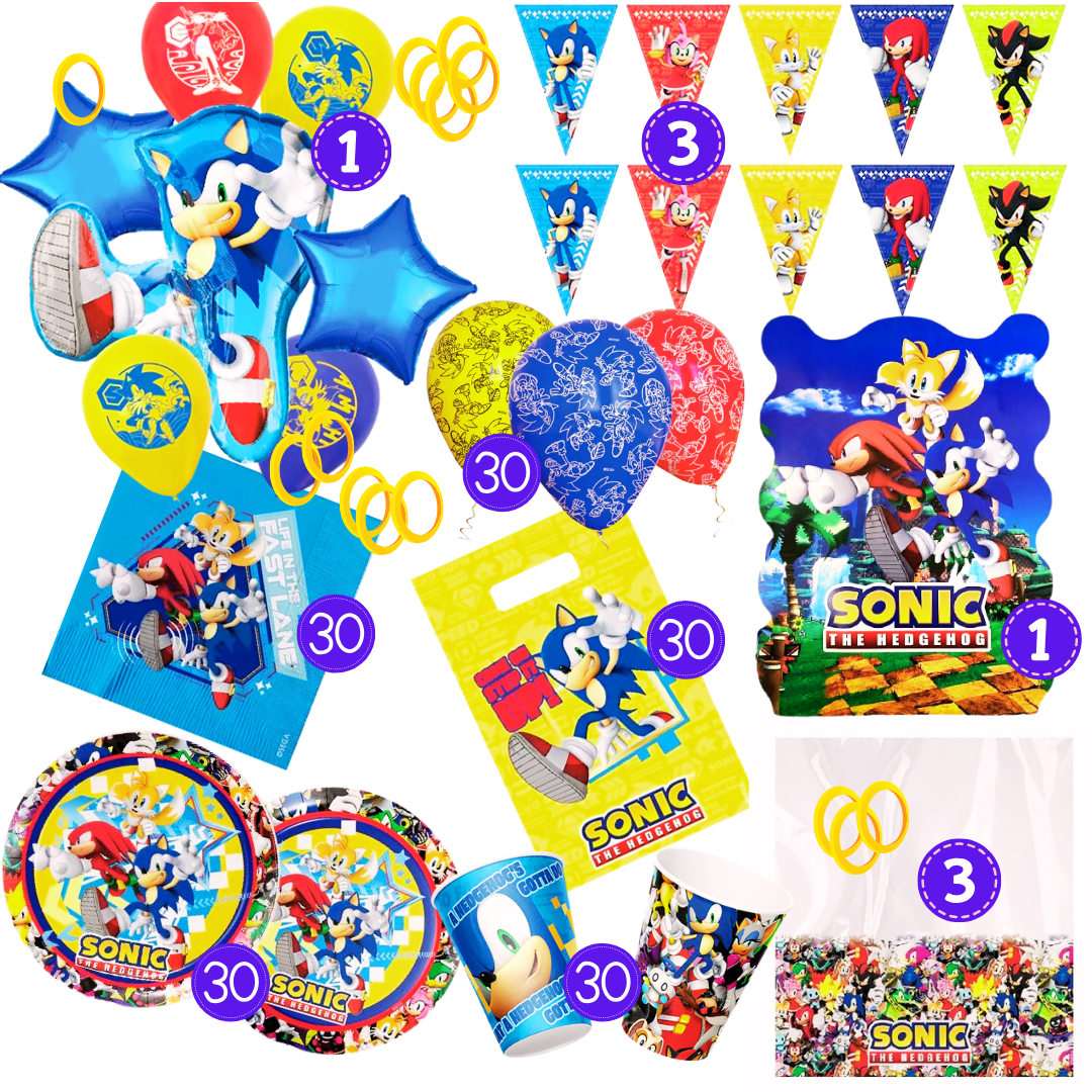 Pack Cumpleaños Sonic