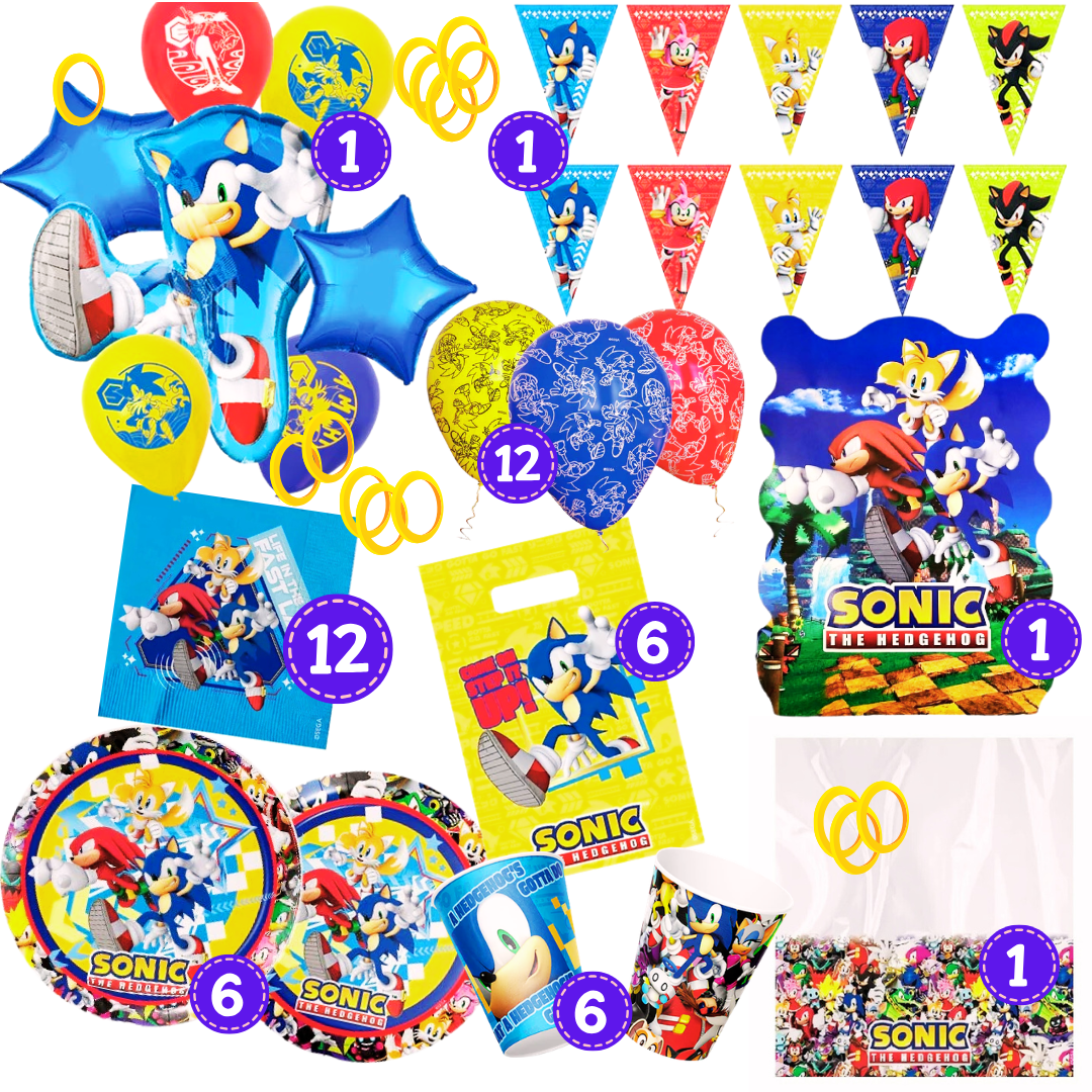 Pack Cumpleaños Sonic