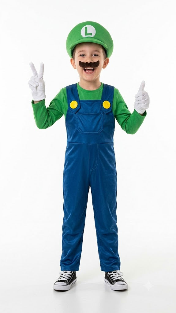 DISFRAZ LUIGI NIÑO