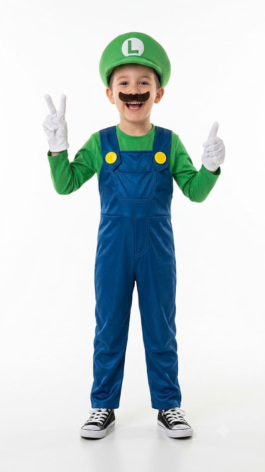 DISFRAZ LUIGI NIÑO