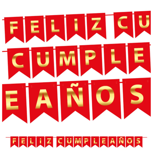 BANNER F.C. 17x12 ROJO