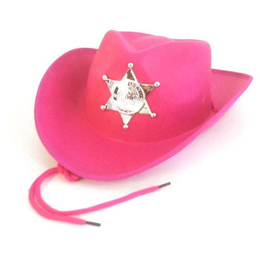 Gorro sheriff fucsia