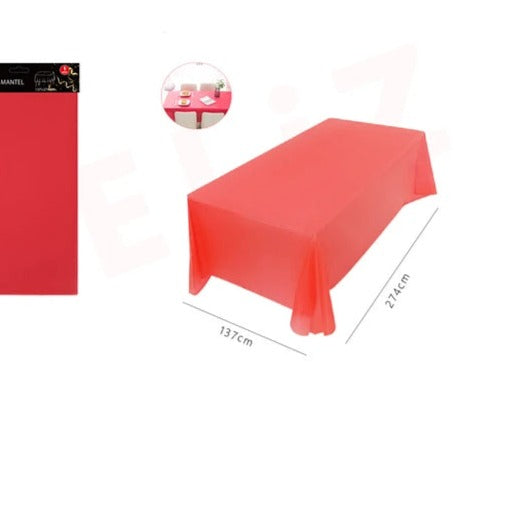 Mantel Grande rojo 137Cm x 274Cm