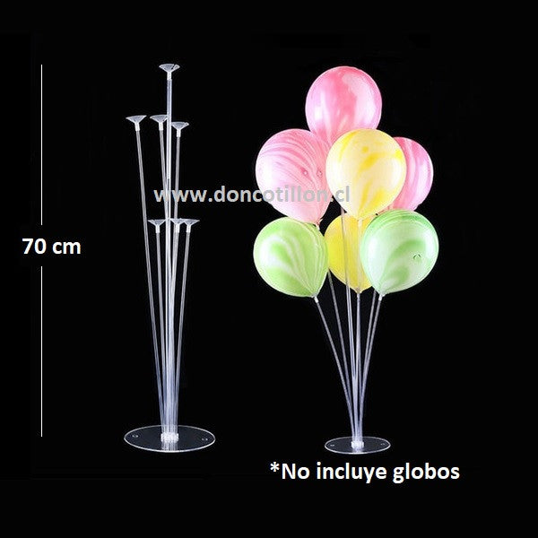 Base reutilizable para 7 globos