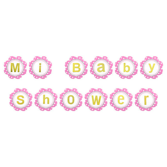 Banner Mi Baby Shower Niña
