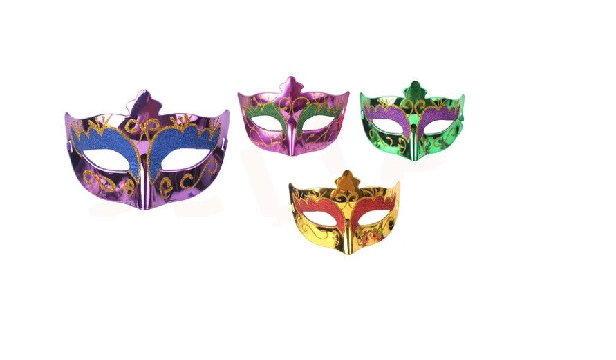 Antifaz Liso Glitter Colores