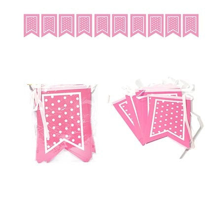 Banner Polka Rosado