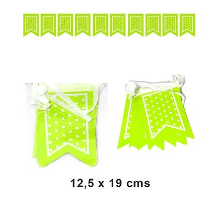 Banner Polka Verde Limon