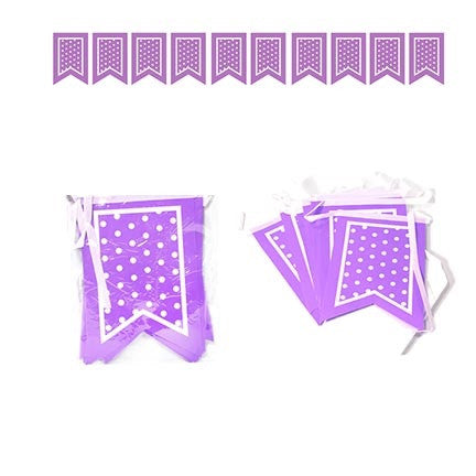 Banner Polka Lila