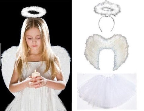 Conjunto ángel blanco