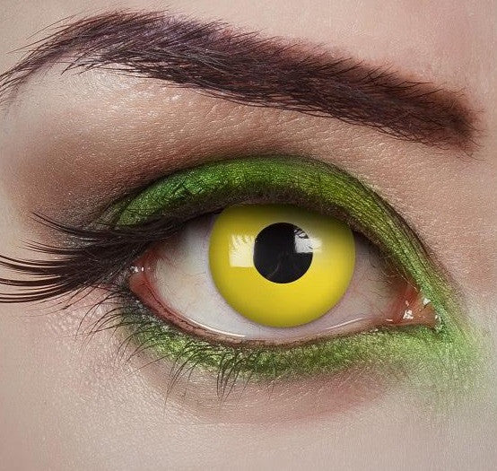Lentes De Contacto Halloween Yellow Fear
