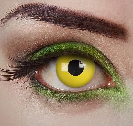 Lentes De Contacto Halloween Yellow Fear