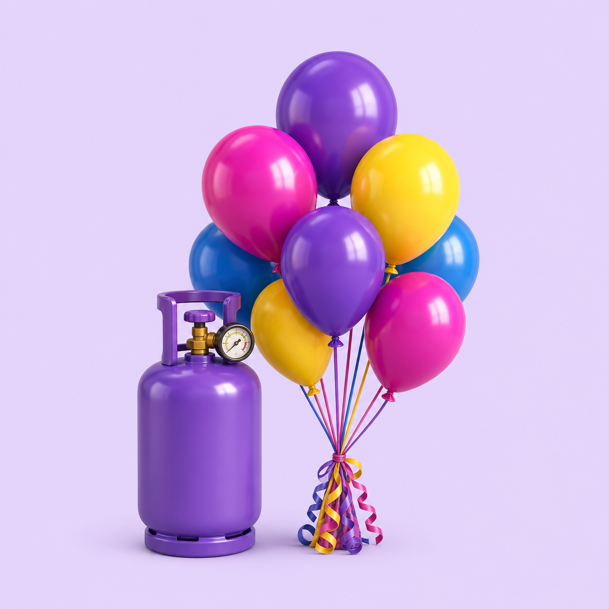 Globos y helio
